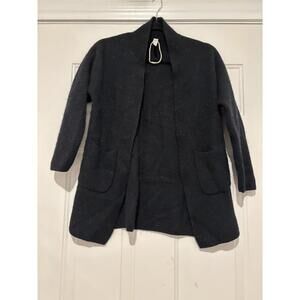 Women's sz S NAP black soft cardigan sweater/sweater jacket #1357